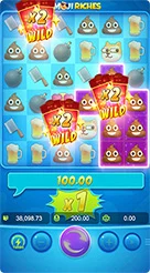 Komposisi Elemen Layar Emoji Riches