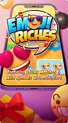 Tampilan Antarmuka Seluler Emoji Riches